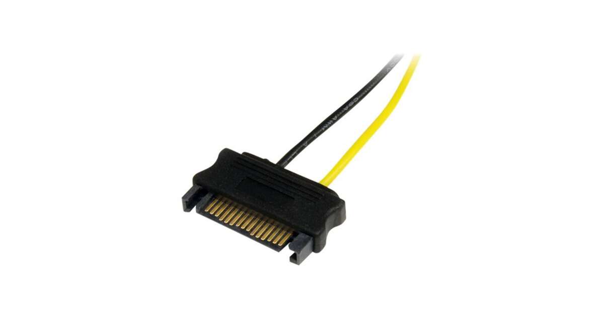 AdzMozi® Dual Sata 15 Pin Male to 6 pin PCI Express Power Supply PCI-E