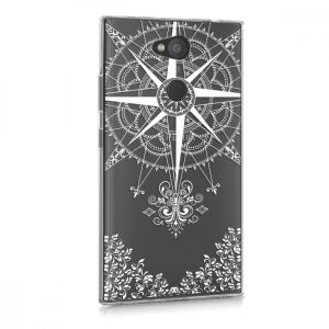 Sony Xperia L2 protective case with compass pattern by kwmobile - Phone Case