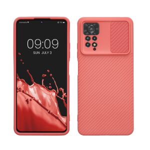 Kwmobile Redmi Note 11/12 Pro pink case with sliding camera cover - Phone Case