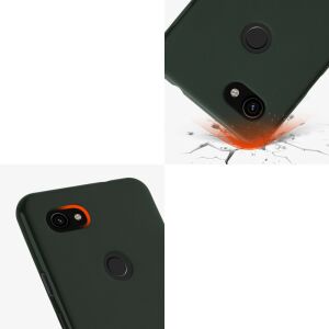 Kwmobile Google Pixel 3a zielone silikonowe etui ochrona przed uderzeniami - Kontakty telefoniczne