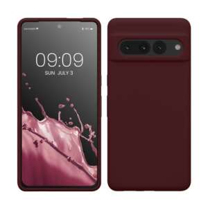 Kwmobile Silicone Case for Google Pixel 7 Pro in Burgundy - Phone Case