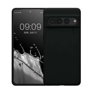 kwmobile Калъф за Google Pixel 7 Pro, силикон, черен, 59452.01
