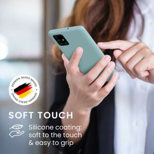 Kwmobile Samsung Galaxy A71 Зелен Силиконов Калъф - Меко докосване - Технически статии и електроника