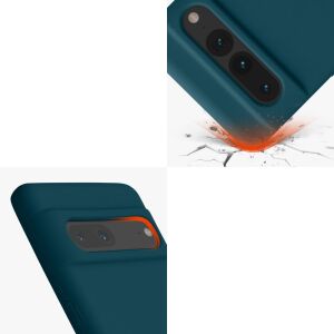 Kwmobile Google Pixel 7 Pro син силиконов калъф защита от удар - Технически статии и електроника