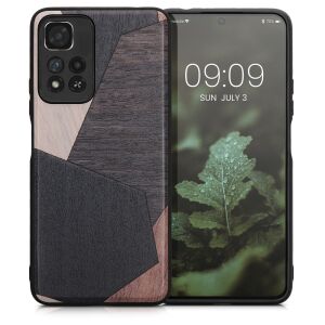 Kwmobile wooden phone case on Xiaomi Redmi Note 11 Pro+ 5G - Phone Case