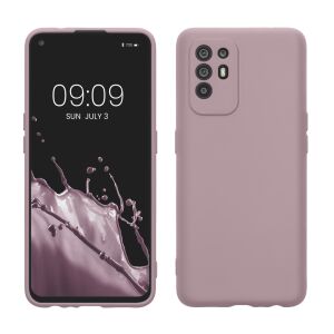 Kwmobile OPPO A94 5G różowe silikonowe etui na telefonie - Artykuły techniczne i elektronika