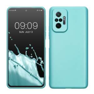 kwmobile Xiaomi Redmi Note 10 Pro зелен силиконов калъф преден и заден изглед - Технически статии и електроника
