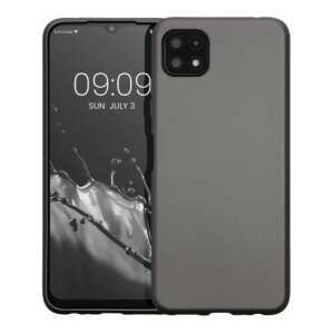 Etui silikonowe Kwmobile do Samsung Galaxy A22 5G, szare, etui na telefon, etui ochronne, smukły design - Artykuły techniczne i elektronika