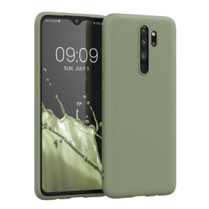 Kwmobile Xiaomi Redmi Note 8 Pro green silicone case - Phone Case