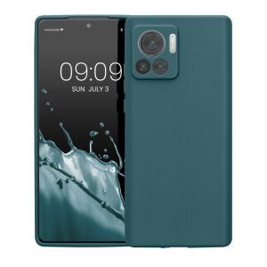 kwmobile Калъф за Motorola Edge 30 Ultra, силикон, син, 60068.78