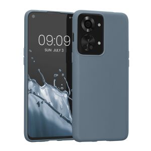 kwmobile OnePlus Nord 2T silicone case on phone - Kwmobile