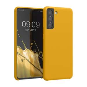 kwmobile Samsung Galaxy S21 оранжев силиконов калъф - Технически статии и електроника