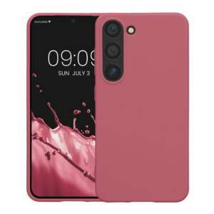 Etui silikonowe Kwmobile do Samsung Galaxy S23 w kolorze różowym - Kontakty telefoniczne