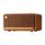 Edifier MP230 Bluetooth speaker in brown wood finish, side view