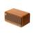 Edifier MP230 Bluetooth speaker in brown wood finish, side view