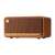 Edifier MP230 Bluetooth speaker in brown wood finish, side view