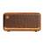 Edifier MP230 Bluetooth speaker in brown wood finish, front view