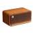 Edifier MP230 Bluetooth speaker in brown wood finish, side view
