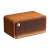 Edifier MP230 Bluetooth speaker in brown wood finish, side view