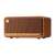 Edifier MP230 Bluetooth speaker in brown wood finish, side view