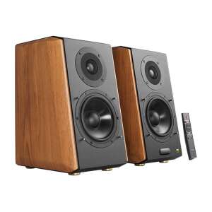 Edifier S1000MKII 2.0 bookshelf speakers in walnut finish - PC speaker