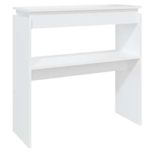 Fehér forgácslap tálalóasztal 80 x 30 x 80 cm 62180122 