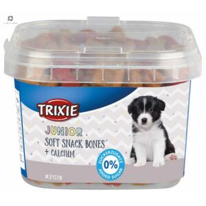 Trixie Junior Soft Snack Bones + Wapń dla Szczeniąt - 140g Opakowanie - Karma dla psów