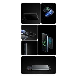 Baseus Magnetic Powerbank features collage - Phone Charger and External Battery & Power Bank