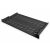 Digitus | Fixed Shelf for Racks | DN-19 TRAY-1-SW | Black | The shelves for fixed mounting can be installed easy on the two front 483 mm (19“) profile rails of your 483 mm (19“) network- or server cabinet. Due to their stable, perforated steel sheet with a high load capacity, they are the optimal surface for components which are not 483 mm (19”) suitable 107805062