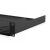 Digitus | Fixed Shelf for Racks | DN-19 TRAY-1-SW | Black | The shelves for fixed mounting can be installed easy on the two front 483 mm (19“) profile rails of your 483 mm (19“) network- or server cabinet. Due to their stable, perforated steel sheet with a high load capacity, they are the optimal surface for components which are not 483 mm (19”) suitable 107805062