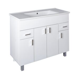 Modern fehér Viva STYLE 100cm fürdőszobai mosdószekrény - Viva Style