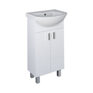 Viva STYLE 45cm fehér fürdőszoba szekrény mosdóval - Viva Style