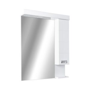 Szögletes nézet a Viva Style Szquare 65cm-es tükrösszekrényről fürdőszobába - Viva Style