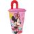 Disney Minnie Spring Trinkbecher mit Strohhalm, Kunststoff 430 ml 62240030