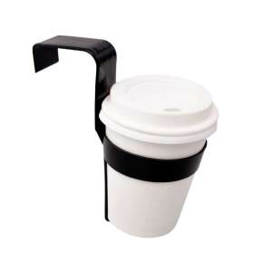 Autós pohártartó, fekete, 2 db, 4Cars - Autós pohártartó