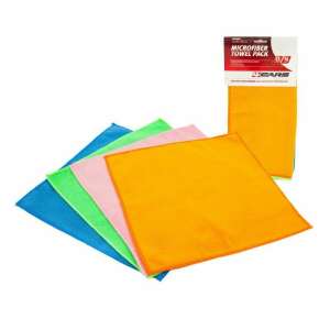 4Cars microfiber towel pack, 4 pack, 30x30cm, cleaning cloths, multi-colored - Microfiber cloth