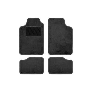 Amio TEX-1 universal car floor mats, set of 4, black - AMiO