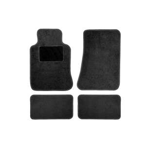 Amio TEX-3 univerzális autószőnyeg szett, 4 darabos, fekete - AMiO