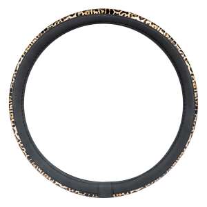 Amio steering wheel cover, leopard print, size M, 37-39 cm - AMiO