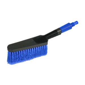 Black and blue car wash brush with hose connection - Car wash brush