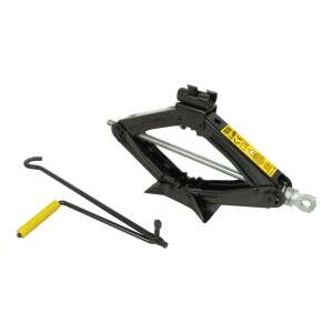 Carpoint 1 ton scissor jack, black, with handle - Lift