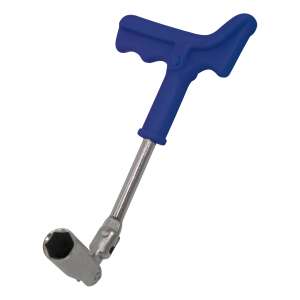 Carpoint T model spark plug wrench, 21mm, blue handle - Automotive tool
