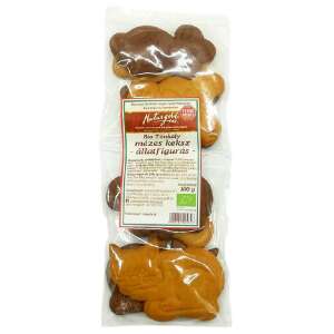 Bio tönköly mézeskalács keksz - állatfigurás, 100g, NaturGold márka - Keksz