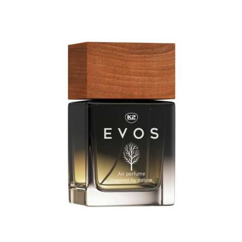 Evos Boss illatosító autóba, 50ml, fa kupak, természetes illat - K2