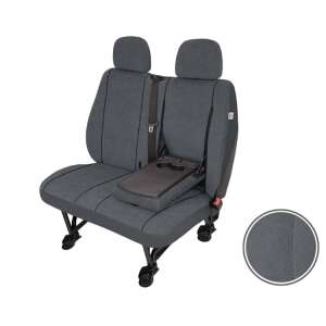 Elegance kisteherautó üléshuzat DV2 2Üléses Table, szürke furgon üléshuzat, furgon üléshuzatok, furgon üléshuzat, furgon üléshuzatok 2 üléshez, furgon üléshuzatok 2 utashoz, furgon üléshuzatok dupla üléshez, furgon üléshuzatok dupla utasüléshez - Nonbrand Autó üléshuzat