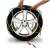 Lampa S-16 snow chains for SUV and VAN, size 255, being installed on a tire