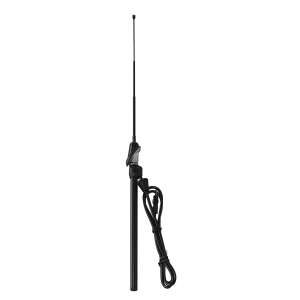 Black telescopic car antenna, 100cm long, 58 degrees angle - Car antenna