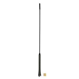 Chrome-Ring car antenna, 41cm, AM/FM, black, universal, Ø 5-6 mm - Car antenna