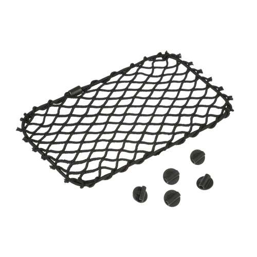Net-System 9 elastic mesh pocket, 30x18cm, black, car organizer, car storage, trunk organizer, car accessories