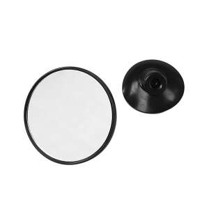 Round black rear view mirror with suction cup, 80mm diameter - Babies & Toddler